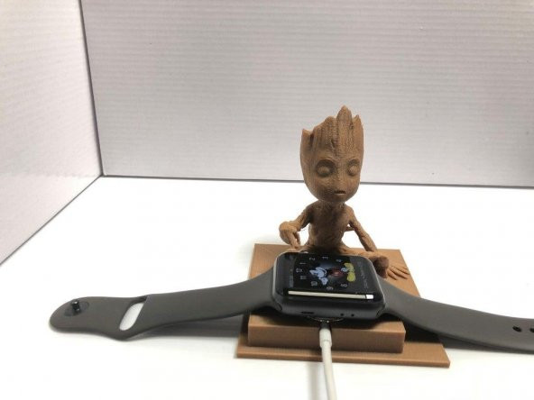 Bebek Groot Apple Watch Tutucu Akıllı Saat Şarj  Aparatı Stant