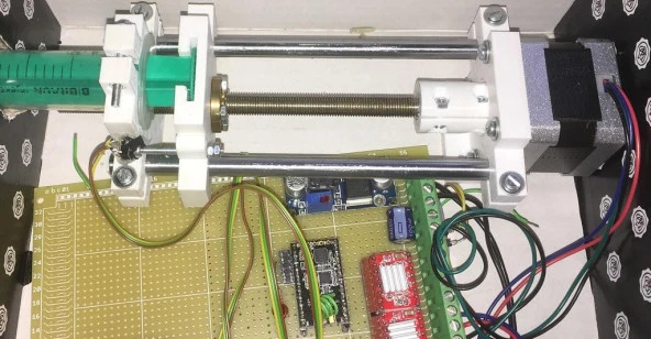 Şırınga Pompası Plastik Aparat - 1