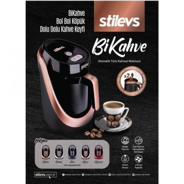 Stilevs Bikahve Kahve Makinesi Gümüş - 3