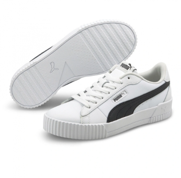 PUMA CARİNA CREW BEYAZ KADIN SPOR AYAKKABI B-27 37490305 - 3