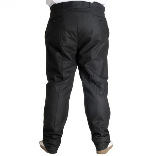 SuperXL Buyuk Beden Erkek Kumaş Pantolon Superior 21024 Siyah