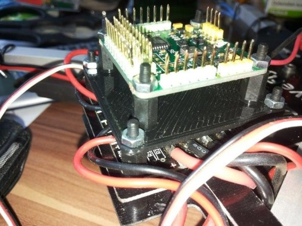 Multiwii Se Tahta Adaptörü - 50X50Mm İla 40X40Mm Plastik Aparat - 1