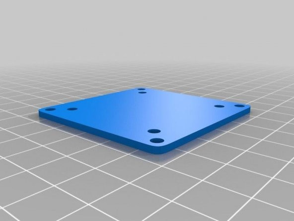 Multiwii Se Tahta Adaptörü - 50X50Mm İla 40X40Mm Plastik Aparat - 4