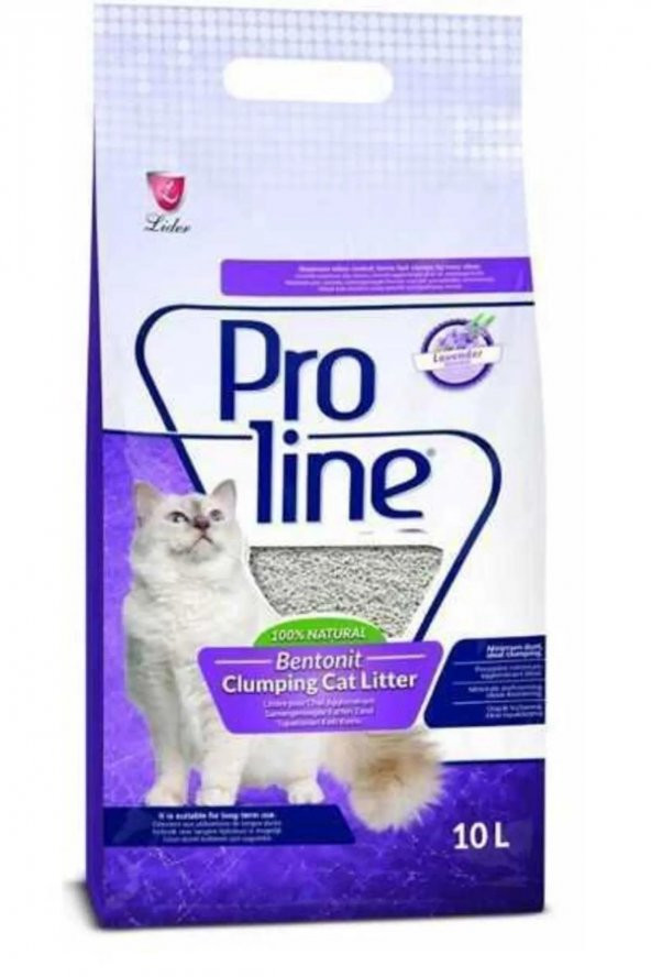 PROLİNE Kedi Kumu Lavanta Kokulu 10 Litre