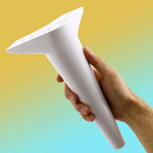 Aspen 4 Adet Lüks Mobilya Kanepe Koltuk Tv Ünitesi Konsol Ayağı Ayakları 24 Cm Beyaz Ayak - 5