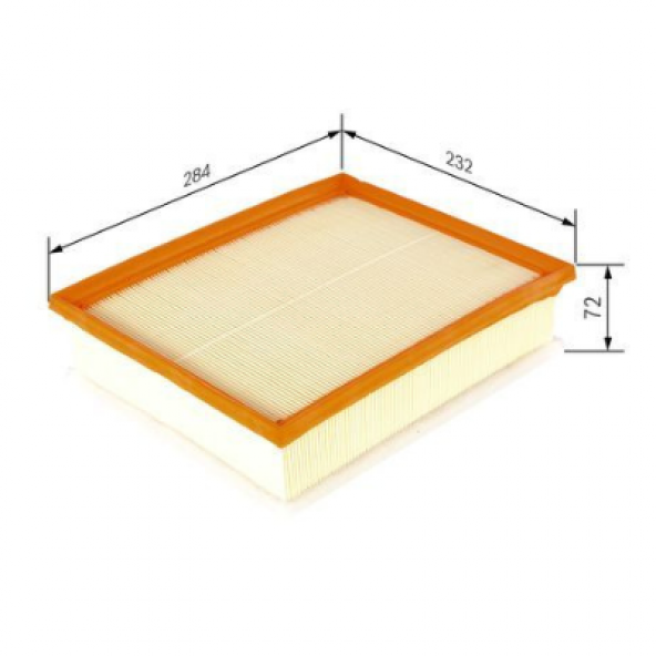 Audi 1.65 Tdi 2014 2018 Arası Seat Toledo 1.6 Tdi  F026400556 Hava Filtresi Bosch ürün görseli