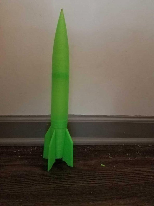 V2 | A4 Füze Model Roket 1:40 Ölçekli Plastik Aparat - 8