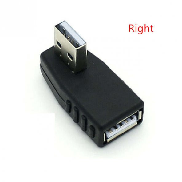 USB 2.0 90 Derece Çevirici Aparat - Sağ Açılı
