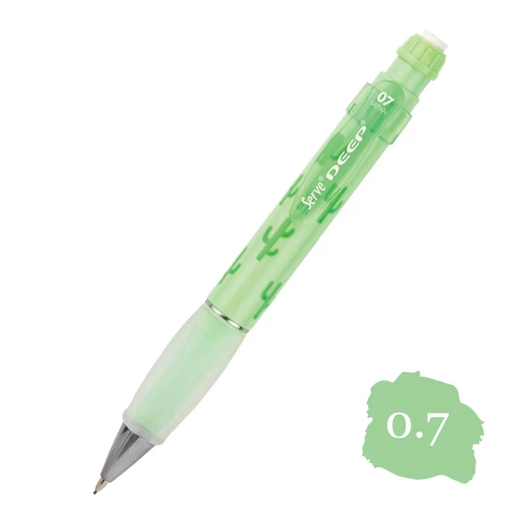 Serve Deep Mekanik Kurşun Kalem Pastel Doğa Temalı 0.7 - 6