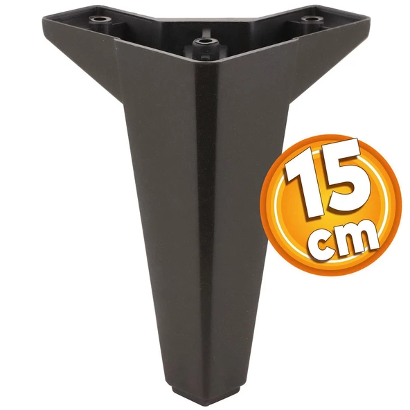 Sedir Lüks Mobilya Kanepe Sehpa Tv Ünitesi Koltuk Ayağı 15 Cm Siyah Baza Ayakları (4 ADET) - 7