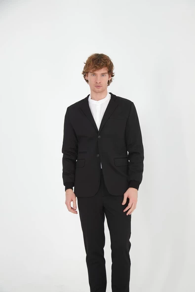 CEKMON Erkek Regular Fit Düğmeli Çok Cepli Blazer Rahat Spor Ceket - 3