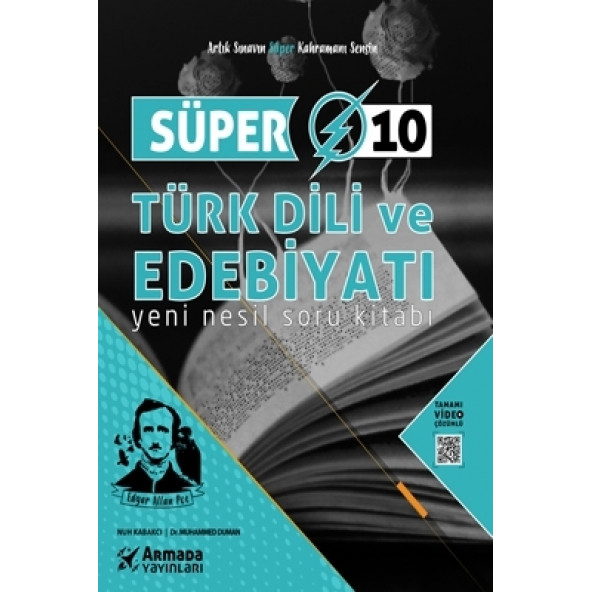 Armada Yayınları 10. Sınıf Türk Dili ve Edebiyatı Süper Yeni Nesil Soru Kitabı
