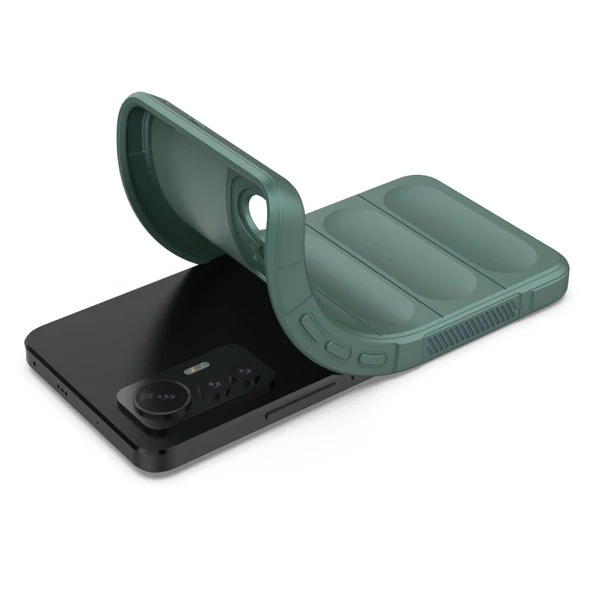 Xiaomi 12 Lite Kılıf Optimum Lens Çerçeveli Silikon Kapak - 9