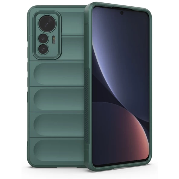 Xiaomi 12 Lite Kılıf Optimum Lens Çerçeveli Silikon Kapak - 6