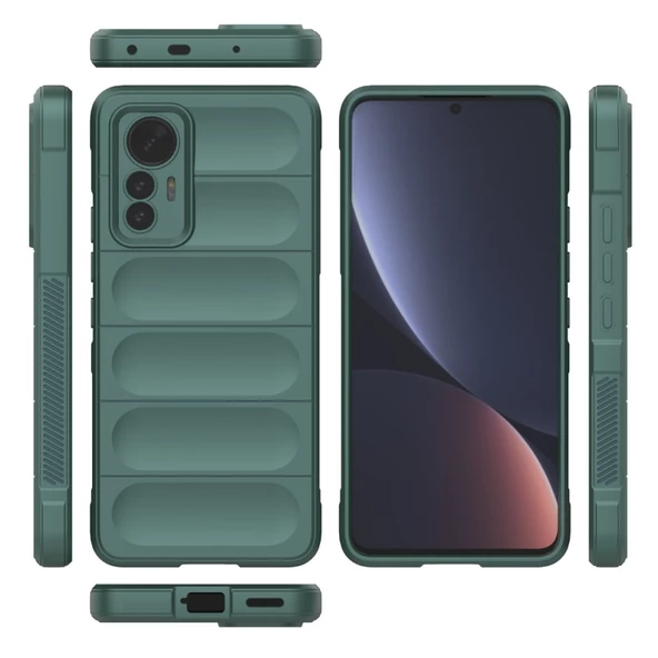 Xiaomi 12 Lite Kılıf Optimum Lens Çerçeveli Silikon Kapak - 8