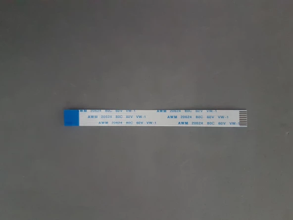 8 Pin 10cm Ters 1mm Adımlı Esnek Flex Kablo Awm 20624 80c 60v Şerit Fleks
