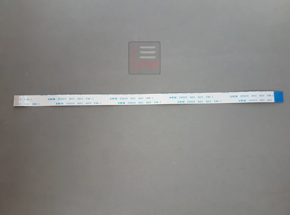 15 Pin 20cm Ters 0.5mm Adımlı Esnek Flex Kablo Awm 20624 80c 60v Şerit Fleks Film