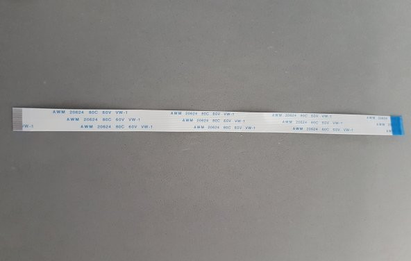 20 Pin 20cm Ters 0.5mm Adımlı Esnek Flex Kablo Awm 20624 80c 60v Şerit Fleks Film