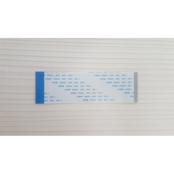 60 Pin 10cm Ters 0.5mm Adımlı Esnek Flex Kablo Awm 20624 80c 60v Şerit Fleks Film