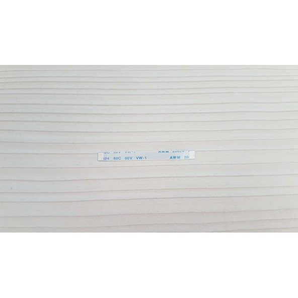 8 Pin 5cm 0.5mm Adımlı Düz Esnek Flex Kablo Awm 20624 80c 60v Şerit Fleks - Resim 2