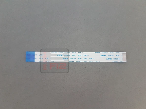 9 Pin 10cm Ters 1mm Adımlı Esnek Flex Kablo Awm 20624 80c 60v Şerit Fleks Film