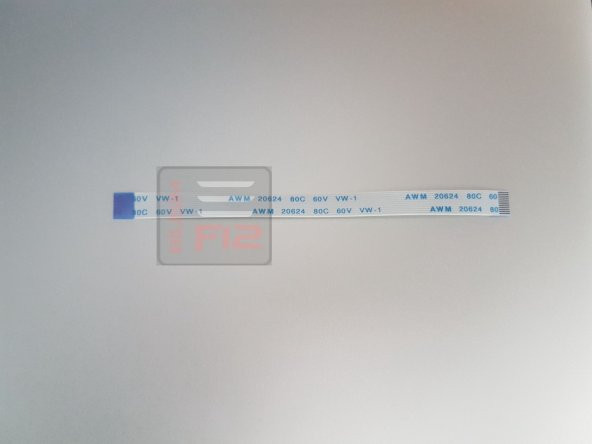12 Pin 10cm Ters 0.5mm Adımlı Esnek Flex Kablo Awm 20624 80c 60v Şerit Fleks Film