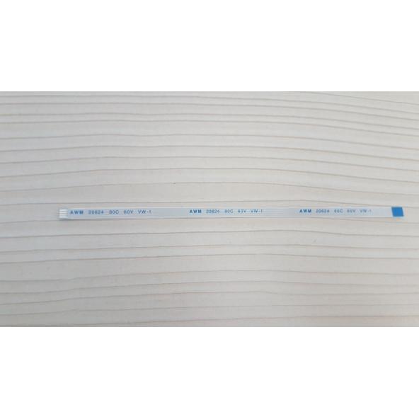8 Pin 15cm 0.5mm Adımlı Ters Esnek Flex Kablo Awm 20624 80c 60v Şerit Fleks