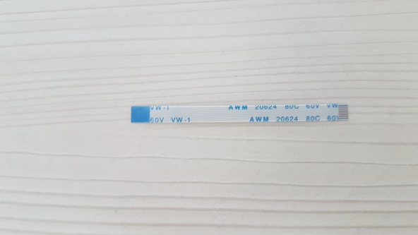 8 Pin 6cm 0.5mm Adımlı Ters Esnek Flex Kablo Awm 20624 80c 60v Şerit Fleks