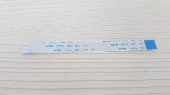 16 Pin 10cm Ters  0.5mm Adımlı Esnek Flex Kablo Awm 20624 80c 60v Şerit Fleks Film