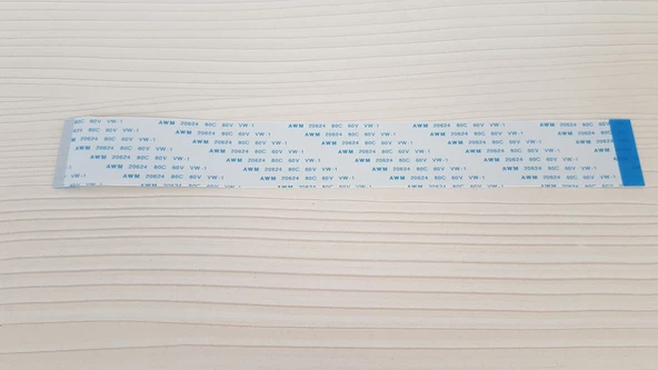 50 Pin 20cm 0.5mm Adımlı Esnek Ters Flex Kablo Awm 20624 80c 60v Şerit Fleks