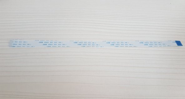 20 Pin 25cm Ters 0.5mm Adımlı Esnek Flex Kablo Awm 20624 80c 60v Şerit Fleks Film