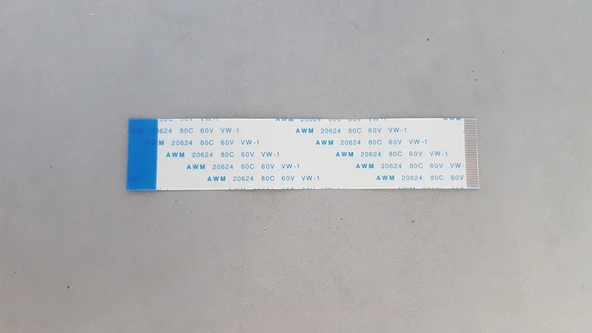 40 Pin 10cm Ters 0.5mm Adımlı Esnek Flex Kablo Awm 20624 80c 60v Şerit Fleks Film