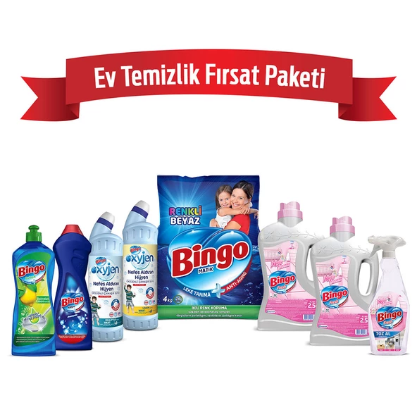 Bingo Ev Temizlik Fırsat Paketi