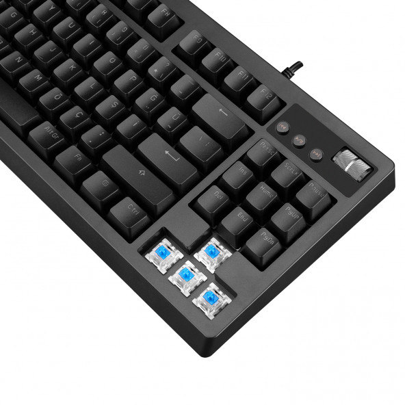 Rampage Kb-R320 Ardor Full RGB E-spor Blue Switch Mekanik Gaming Oyuncu Klavyesi - 7