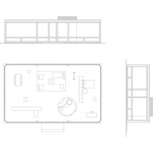 Glass Ev - Phillip Johnson Plastik Aparat - 2
