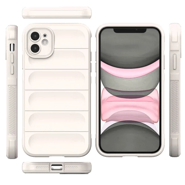 iPhone 11 Kılıf Optimum Lens Çerçeveli Silikon Kapak - 12