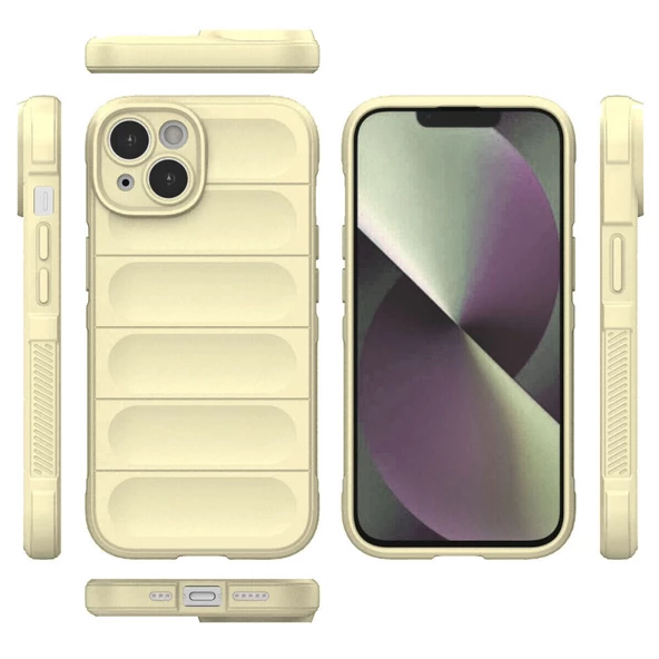 iPhone 14 Kılıf Optimum Lens Çerçeveli Silikon Kapak - 8