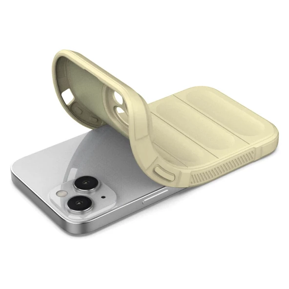 iPhone 14 Kılıf Optimum Lens Çerçeveli Silikon Kapak - 9