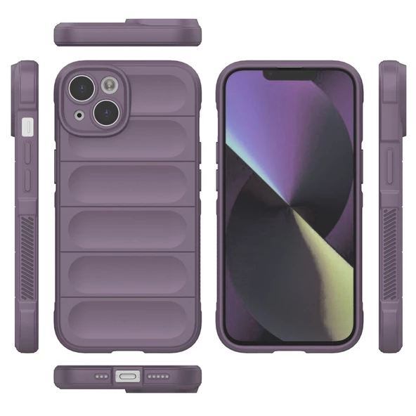 iPhone 14 Kılıf Optimum Lens Çerçeveli Silikon Kapak - 12