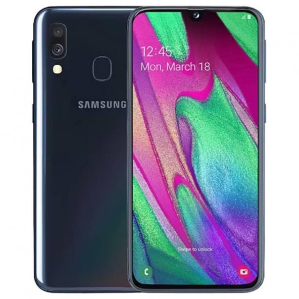 Samsung Galaxy A40 Siyah 64 Gb Çift Hatlı Cep Telefonu TEŞHİR