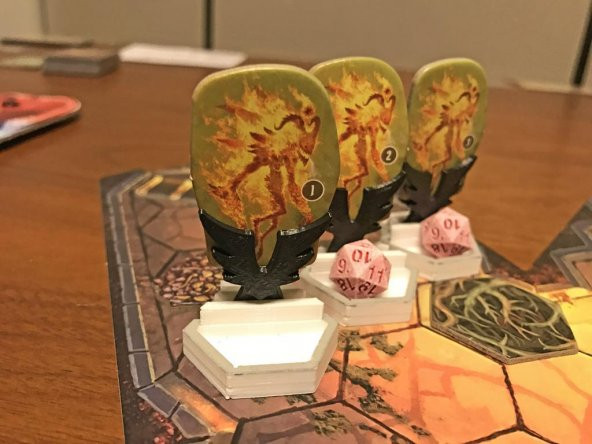 Gloomhaven Uçan Canavar Stüdü Yükseltici Plastik Aparat - 5