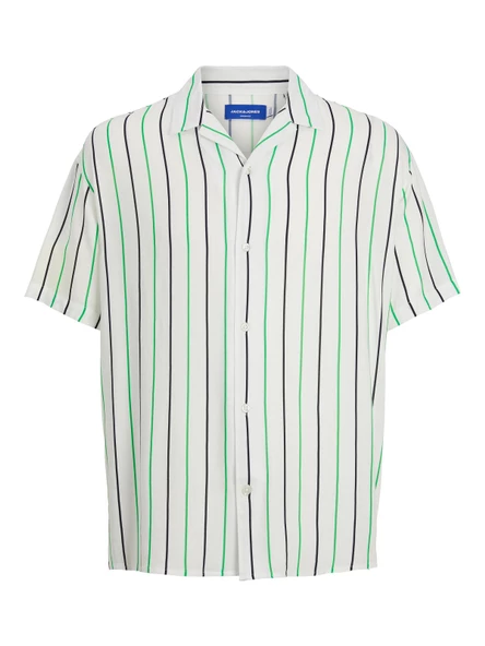 JACK JONES Erkek Kısa Kollu Desenli Gömlek 12233537