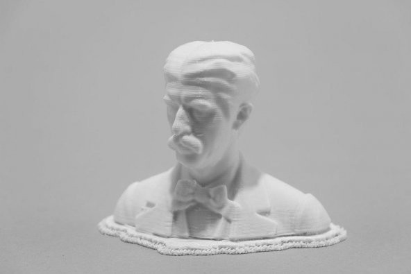 Hannibal Hamlin Kimball In Mermer Büstü Plastik Aparat