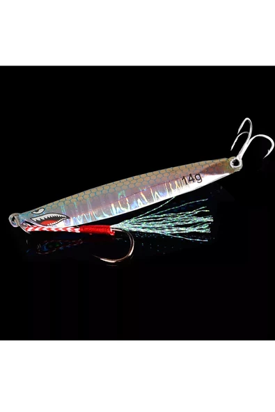 Jig Yem 14Gr Lures SahteYem Rapala Levrek,Lüfer AilesiÇinekopPalamut,Tüm Dişli Balık Yemi - 2