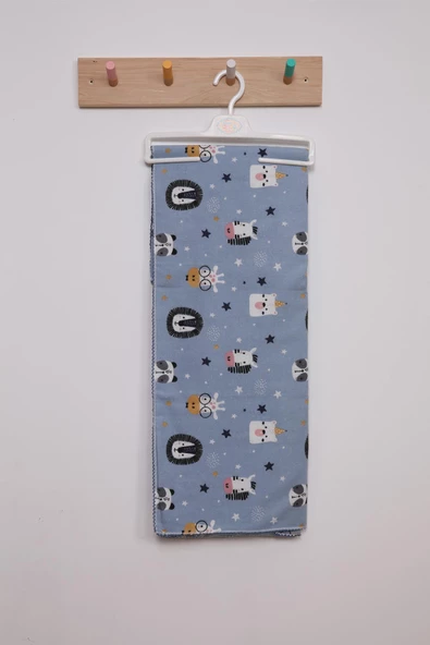 Çok Amaçlı Bebek Çocuk Pazen Bezi Örtü Battaniye 80*90 Sevimli Hayvanlar - 5