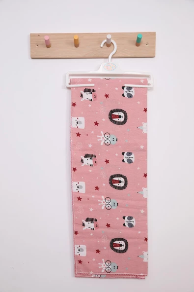 Çok Amaçlı Bebek Çocuk Pazen Bezi Örtü Battaniye 80*90 Sevimli Hayvanlar - 10