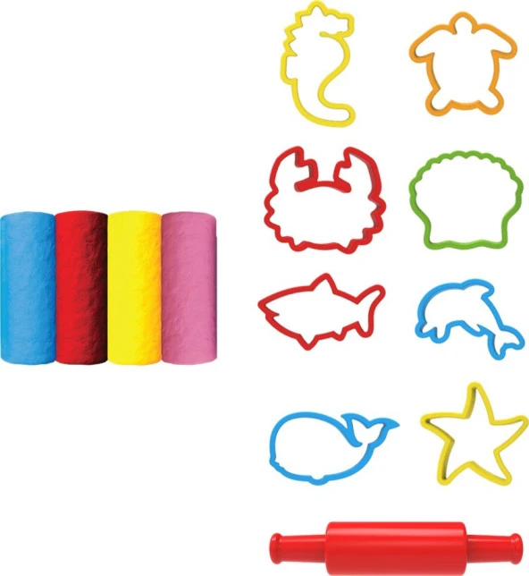 Art Craft Deniz Hayvanları Oyun Hamuru Seti 13 Parça 6848 - 3