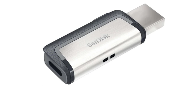 SANDISK 128GB Ultra Dual Drive Type C USB 3.1 Gri USB Bellek SDDDC2-128G-G46 - 2