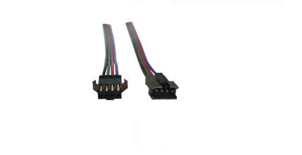 4 Pin Erkek+Dişi DC Kablo - 2