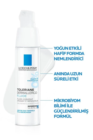 La Roche Posay Toleriane Dermallergo Fluid 40 Ml - SKT:05/2028 - 4